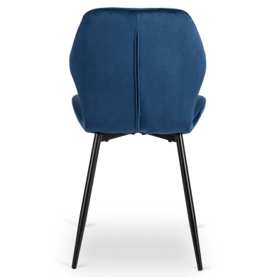 Обеденный стул Mebel Elit IRYS Welur Синий - 4 Обеденный стул Mebel Elit IRYS Welur Синий ME.IRYS/GR/V/K фото - 4