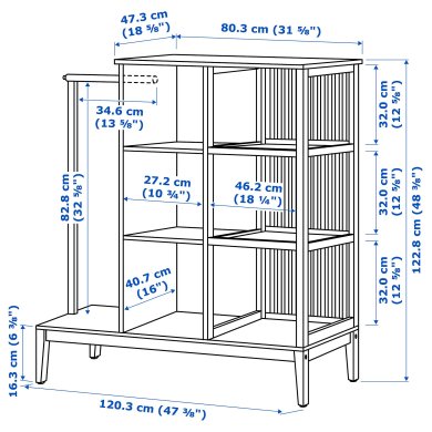 Стеллаж NORDKISA - 4 IKEA Стеллаж NORDKISA (ИКЕА НУРДШИСА) 30439476 фото - 4