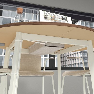 IKEA Письменный стол MITTZON Орех (ИКЕА МИЦОН) 09530509 фото - 9