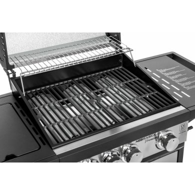 Газовый гриль с чугунной решеткой  Kontrast ACTIVA NEBRASKA 19741GS Серебристый 86294157 фото - 2
