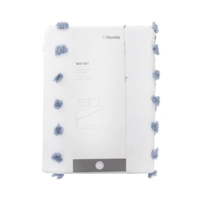 Комплект постельного белья Homla NIVELL 200x220 см Белый 213401 фото - 5