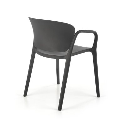 Садовий стілець Halmar K491 Чорний V-CH-K/491-KR-CZARNY фото - 6