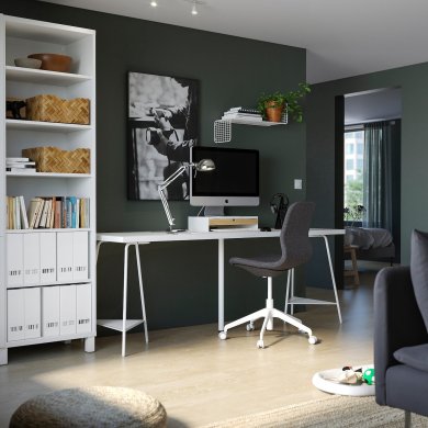 IKEA Письменный стол LAGKAPTEN/TILLSLAG Белый (ИКЕА LAGKAPTEN/TILLSLAG) 19417616 фото - 6