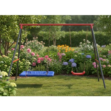 Садовые качели Garden Line 290x180x200 см Разноцветный KRE1111 фото - 9
