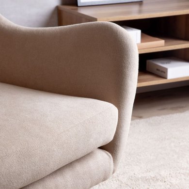 Крісло м'яке Homla SAMMAS Бежевий 211298 фото - 7