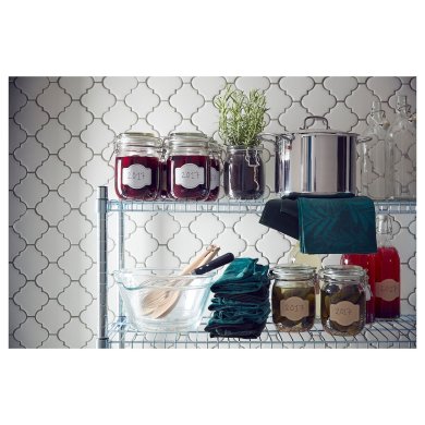 Стеллаж OMAR Серебристый - 3 IKEA Стеллаж OMAR Серебристый (ИКЕА ОМАР) 70483071 фото - 3