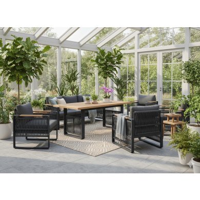 Комплект садовой мебели Garden Line SKOPJE Серый ALM8109 фото - 4