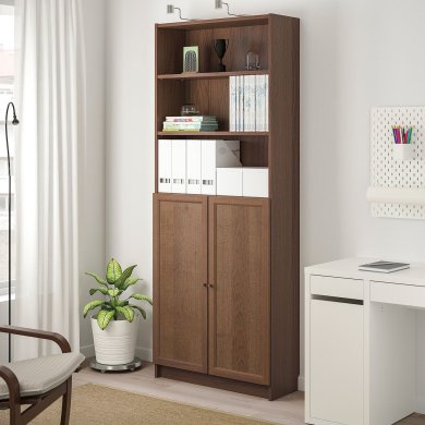 IKEA Стелаж BILLY/OXBERG Ясень (ИКЕА БИЛЛИ / OXBERG) 79281059 фото - 9