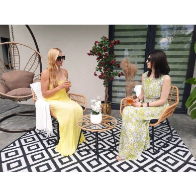 Комплект садових меблів Garden Line LEUCA Чорний ABI3392 фото - 6