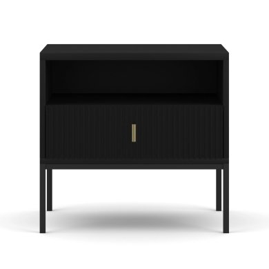 Тумба приліжкова Mebel Elit MARCOS Чорний - 3 Тумба приліжкова Mebel Elit MARCOS Чорний W.MAGGIORE/CZ/SZAFKNOC фото - 3