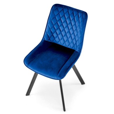 Обідній стілець поворотний Halmar K520 Синій V-CH-K/520-KR-GRANATOWY фото - 7