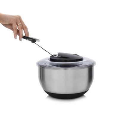 Сушіння для салату з мискою Duka Skarp | Сталевий - 2 Сушіння для салату з мискою Duka Skarp | Сталевий 1218797 фото - 2