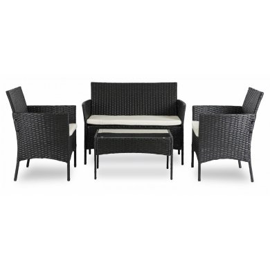 Комплект садових меблів Mebel Elit MISSISIPI Чорний ME.MISSISIPI/CZ/RT/OGR/ZES фото - 3