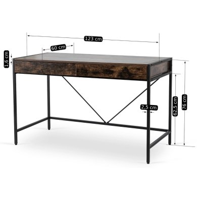 Письмовий стіл Mebel Elit ALLY Дуб рустік ME.ALLY/BR/CZ/B фото - 9