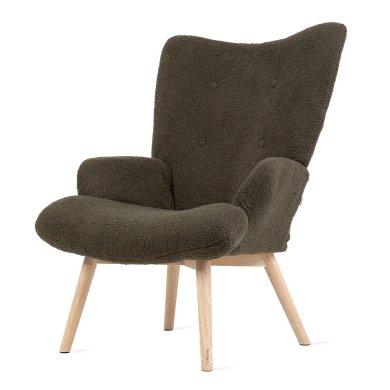 Кресло мягкое Homla MOSS TEDDY BOUCLE Темно-зеленый 209871 фото - 3