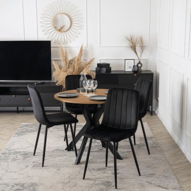 Обідній стіл Mebel Elit LAUREN 80 см Дуб золотий ME.LAUREN/D/CZ/S80 фото - 3