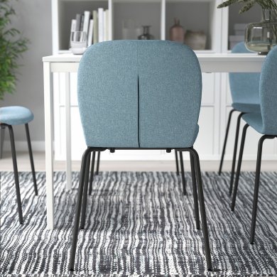 IKEA Обеденный стул KARLPETTER Голубой (ИКЕА КАРЛПЕТТЕР) 69481515 фото - 9