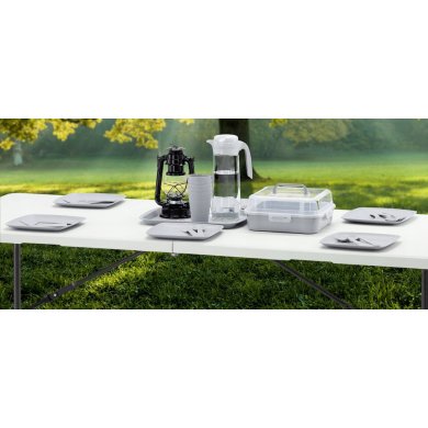 Складной туристический стол Garden Line 240 см Белый ZUM2514 фото - 6