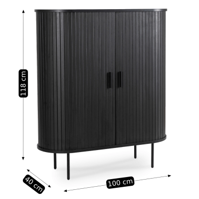 Комод Mebel Elit MELEK Чорний ME.MELEK/CZ/KOM фото - 7