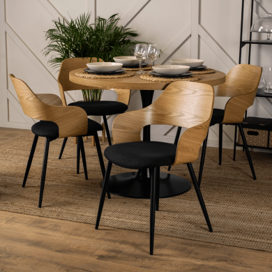 Обеденный стул Mebel Elit ORBI Черный - 5 Обеденный стул Mebel Elit ORBI Черный ME.ORBI/CZ/D/T/K фото - 5