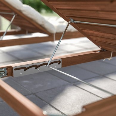 IKEA Шезлонг NAMMARO Бежевый (ИКЕА НАММАРО) 49533898 фото - 3