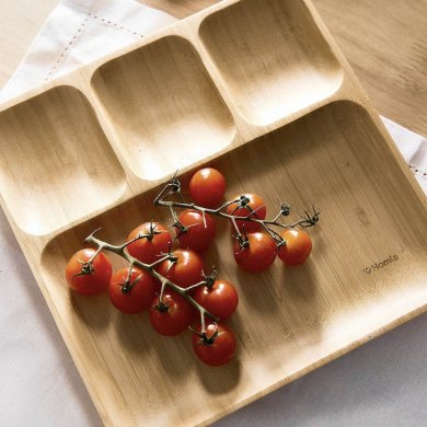 Піднос Homla BAMBOU 25х25 см Дерево - 4 Піднос Homla BAMBOU 25х25 см Дерево 229183 фото - 4