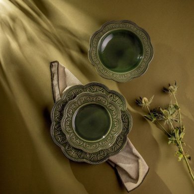 Десертная тарелка Homla SALTIS 20 см Зеленый 230824 фото - 9