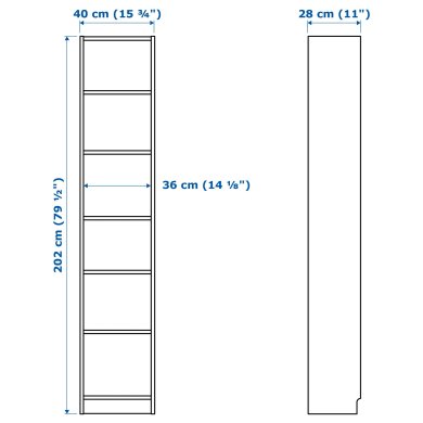 IKEA Витрина BILLY / OXBERG (ИКЕА БИЛЛИ / OXBERG) 39287398 фото - 2