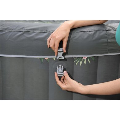 Джакузи Bestway LAY-Z-SPA ARUBA AIRJET TROPICAL 170х66 см Серый BES60061 фото - 8