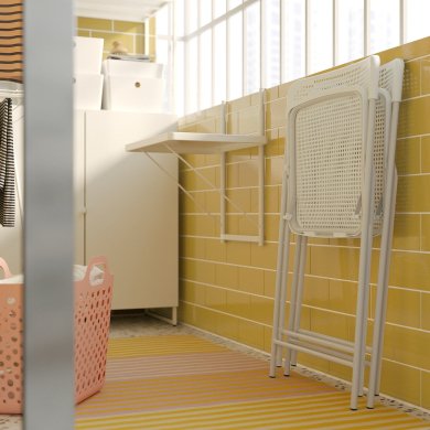 IKEA Складной садовый стул TORPARO Белый (ИКЕА ТОРПАРО) 00537850 фото - 3