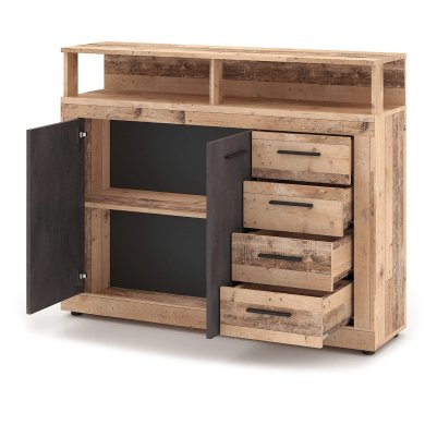 Комод Mebel Elit BLAGO MIDI A Необработанный дуб W.LUNA/MIDIA/OSL/MA/KOM2D4S фото - 3