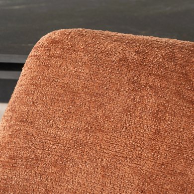 Обеденный стул поворотный Mebel Elit FLAV Boucle Рыжий ME.FLAV/RD/CZ/TB/K фото - 7