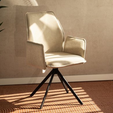 Обеденный стул поворотный Homla LUGRO Бежевый - 8 Обеденный стул поворотный Homla LUGRO Бежевый 225459 фото - 8