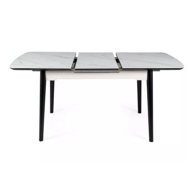 Раскладной обеденный стол Signal APOLLO Ceramic Marmur Белый APOLLOBC120 фото - 4