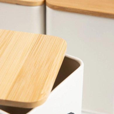 Набір контейнерів Homla ROSARIO 3 шт Бежевий 240886 фото - 3