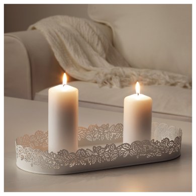 IKEA Тарілка для свічки SAMVERKA (ИКЕА SAMVERKA) 50388720 фото - 2