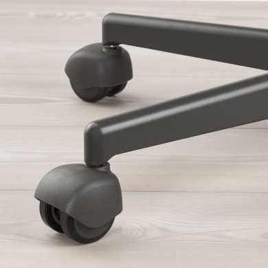 Офисное кресло MULLFJALLET Темно-серый - 7 IKEA Офисное кресло MULLFJALLET Темно-серый (ИКЕА МЮЛЬФДЖАЛЛЕТ) 19399815 фото - 7