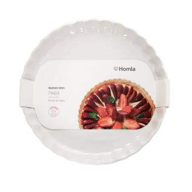 Форма для тарта Homla TINEO 27 см | Білий - 4 Форма для тарта Homla TINEO 27 см | Білий 214969 фото - 4