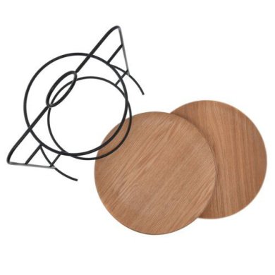 Сервірувальна страва Duka Alvar 32x36 см | Дерево/Чорний 1219206 фото - 3