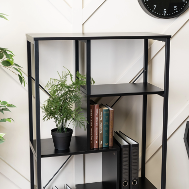 Стелаж Mebel Elit TIM Чорний ME.TIM/CZ/REG фото - 4