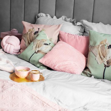 Декоративна наволочка Homla NOAH 45х45 см Рожевий 161011 фото - 2