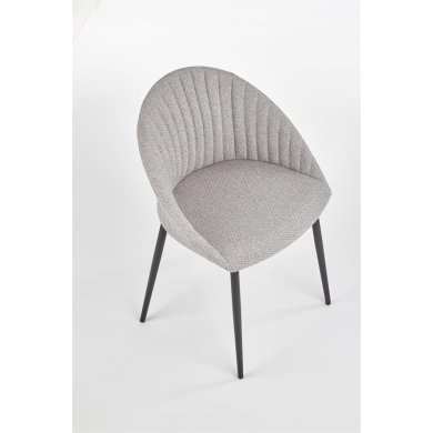 Обідній стілець Halmar K-357 Світло-сірий - 5 Обідній стілець Halmar K-357 Світло-сірий V-CH-K/357-KR-J.POPIEL фото - 5