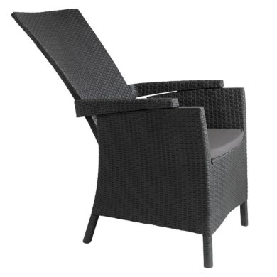 Садове крісло Keter VERMONT Графіт 238452 фото - 2