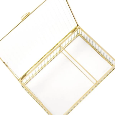 Шкатулка для украшений Homla GRAZIA 23x15x5 см | Прозрачный / Золотой - 3 Шкатулка для украшений Homla GRAZIA 23x15x5 см | Прозрачный / Золотой 215434 фото - 3