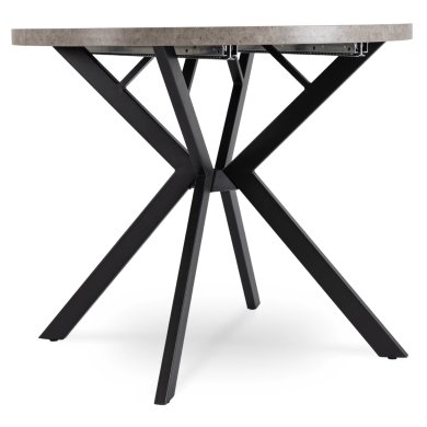 Раскладной обеденный стол Mebel Elit DORIAN Бетон ME.DORIAN/BET/CZ/S фото - 3