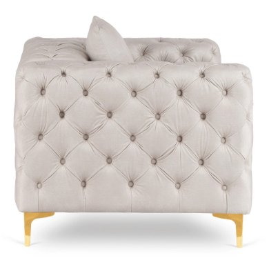 Крісло м'яке Mebel Elit SORRENTO 1S Welur Кремовий ME.SORRENTO1S/KR/V/FW фото - 3