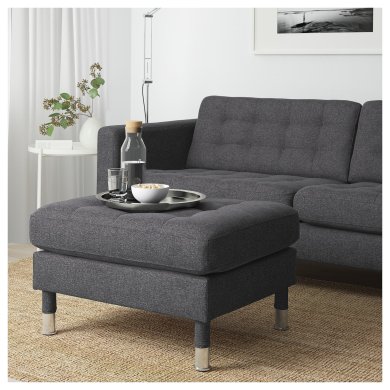 Крісло м'яке LANDSKRONA Сірий - 6 IKEA Крісло м'яке LANDSKRONA Сірий (ИКЕА ЛАНДСКРОН) 99269160 фото - 6