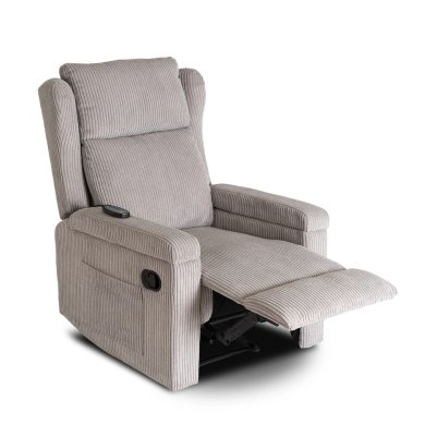 Кресло мягкое раскладное массажное с реклайнером Mebel Elit SEBASTIAN Velvet Серый ME.SEBASTIAN/P/SZTR/FW фото - 4