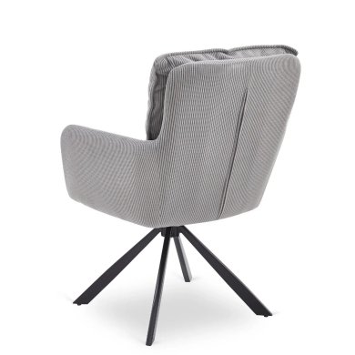 Обеденный стул поворотный Mebel Elit CITY Velvet Серый ME.CITY/P/SZTR/K фото - 5