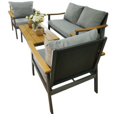 Комплект садовой мебели Garden Line LUBLANA Серый ALM9545 фото - 2